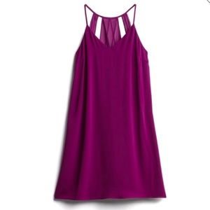 Cute strappy magenta dress!